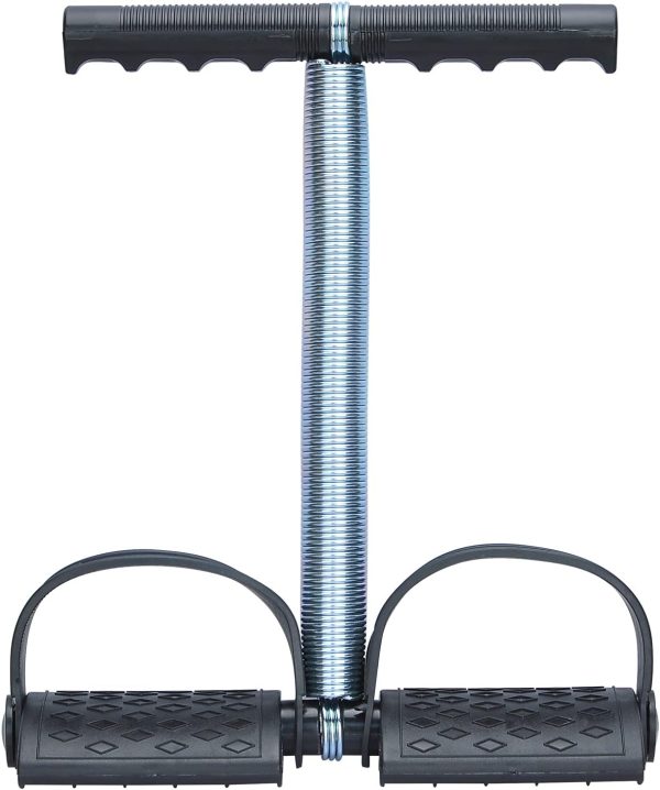 Tummy Trimmer Double Spring Foot Pedal Resistance Band